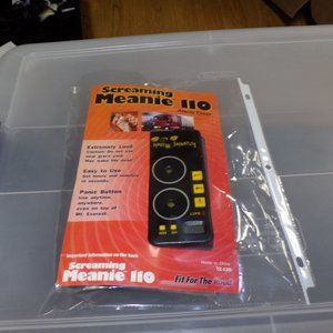 Screaming Meanie TZ-110 Alarm Clock Timer Panic Button Extremely Loud Black